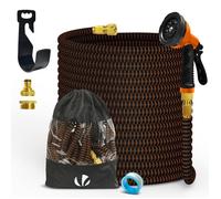VOUNOT® Tuyau d'arrosage extensible renforcé 30m orange - 10 modes - raccord et sac de rangement inclus - flexible, anti-fuite