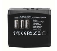 Voyagez malin : Adaptateur secteur universel avec charge intelligente et protections multiples, la une connectivité mondiale (format