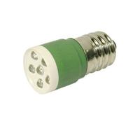 Voyant de signalisation LED E14 vert 24 V/DC, 24 V/AC 3150 mcd 18646351