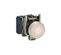 Voyant lumineux Harmony - rond - 240V - Ø22 - Blanc - LED intégrée