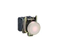 Schneider Electric Voyant lumineux XB4BVB1 blanc 24 V DC/AC - 1 pièce