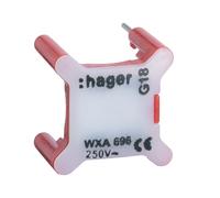 Voyant pour inter 230V rouge - APPAREILLAGE MURAL GALLERY HAGER WXA691