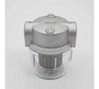 VQRINWIEL Filtre à Huile for brûleur à mazout, Tasse PC Transparente 1/4 "3/8", Petit Filtre à Carburant Diesel for chaudière 25L/H(3 of 8 inch)