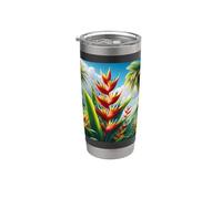 Vraiment comme les fleurs d'héliconia - Heliconia Gobelet isotherme en acier inoxydable double paroi