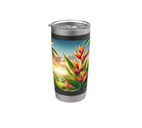 Vraiment comme les fleurs d'héliconia - Heliconia Gobelet isotherme en acier inoxydable double paroi