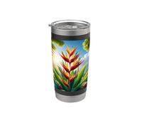 Vraiment comme les fleurs d'héliconia - Heliconia Gobelet isotherme en acier inoxydable double paroi