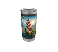 Vraiment comme les fleurs d'héliconia - Heliconia Gobelet isotherme en acier inoxydable double paroi