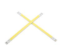 Vroomoto Bande Lumineuse LED Cob 10w 1000lm 12-14v 200x10mm, Paquet de 2 | Plaque en Alliage D'aluminium, Blanc Chaud ou Blanc, Compatible Dc 12-14v, Rétro-éclairage , Lampes Jouets, Source de Lampe