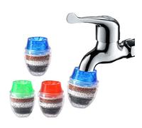 Vroomoto Filtre à Eau de Robinet Purificateur d'eau Filtration du Robinet Filtre à Eau du 5 étapes élimine Le Chlore Métaux Lourds Résistant aux éclaboussures avec