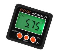 Vroomoto Jauge D'angle de Rapporteur Numérique, Boîte de Niveau électronique, Base Magnétique, Grand écran LCD, Fonction Maintien du Rétroéclairage, Plage Mesure 4 X 90 Degrés (2)
