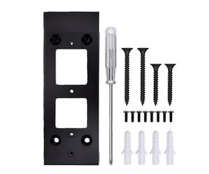 Vroomoto Support de Sonnette Vidéo, Support de Revêtement Antivol en ABS | Boîtier en Plastique Technique, Jeu de Vis, Nivellement Inégal des Panneaux, Plaque Murale, compatibilité Clignotante,