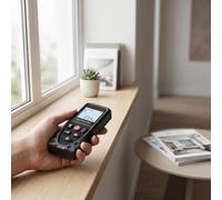 Vroomoto Télémètre Précision 1,5 Mm, Volume de Zone, 99 Enregistrements | Outil de Mesure Numérique, Boîtier Abs, Bricolage, Rénovation Domiciliaire, Unités M/In/Ft, Protection contre la Poussière