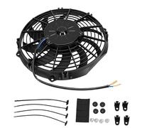 Vroomoto Ventilateur de Refroidissement de Radiateur électrique 253 Mm 80 | Construction Résistante à la Chaleur, Supports, Compartiments Moteur, équipement Agricole, Utilisation en Serre, Grenier,