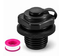 Vroxdrez Couvercle Valve de Rechange pour Baignoire Gonflable Diamètre 23,5mm Compatible Bestway, avec La Pièce de Rechange Lay-Z-Spa, Bouchon Spa Lay Z Spa avec Ruban d'Étanchéité 5M Offert (23,5mm)
