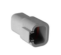 VRTEJPL Boîtier de connecteur scellé pour réparation de câblage, coque électrique à 4 broches avec ouverture à clé, loquet supérieur et design de coque