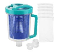Vryzmo Ensemble de Kit de Collecteur de Feuilles Professionnel avec Grand Réservoir de Collecteur de Feuilles avec Panier en pour Piscine