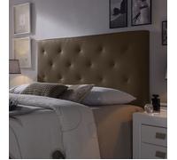 VS VENTA-STOCK TÊTE DE LIT ROMBO 140x60 CHOCOLAT