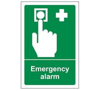 vsafety 23010 ag-r "d'alarme sécurité Panneau état général, en plastique rigide, Portrait, 100 mm x 150 mm, vert