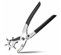 Vseutiac Pince Perforatrice Ceinture Outil Perforateur Poinçon Tourniquet Pince Revolver Réglable Acier Découpes Précises Réglage Ceintures Bracelets Bricolage Réparations Maison, Dl1919b Plastique