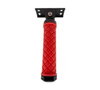 Vseutiac Poignée D'assistance Rabattable, Barre D'appui Antidérapante pour Porte, Main Courante Utilitaire Pliable En Alliage D'aluminium, Installa, Rouge, S