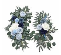 Vseutiac Simulation Bouquet Bouquet Artificiel Guirlande Florale Composition Fleurs Fausse Décoration en Soie Longue Durée et Réutilisable sans Suitable pour, Rose