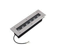 VSHENG Extérieur Lumière Souterraine À LED Lampe Encastrée dans Le Sol IP66 Étanche LED Spot Encastré Au Sol pour Patio Sentier Yard Pelouse Pont Jardin Éclairage Paysager, AC85-265V (Color : Warm Wh