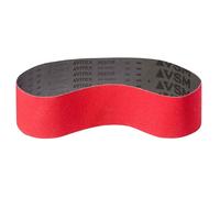 VSM Bande abrasive XK870F - 75 x 2000 mm - Grain au choix - 10 pièces - Grain céramique agressif pour métal acier inoxydable - Support en tissu très flexible pour contours - Bandes abrasives