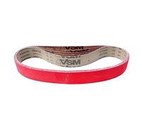 VSM Bande abrasive XK870X - 50 x 1020 mm - Grain P40 - 5 pièces - Grain céramique agressif pour métal acier inoxydable - Support en tissu résistant à la déchirure - Imperméable - Bandes abrasives