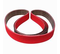 VSM Bande abrasive XK870X - 50 x 2000 mm - Grain P60 - 5 pièces - Grain céramique agressif pour métal acier inoxydable - Support en tissu résistant à la déchirure - Imperméable - Bandes abrasives