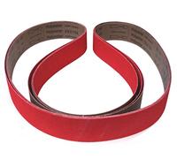 VSM Bande abrasive XK870X - 50 x 2000 mm - Grain P80 - 3 pièces - Grain céramique agressif pour métal acier inoxydable - Support en tissu résistant à la déchirure - Imperméable - Bandes abrasives