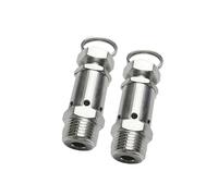 VSPPJYFG Soupape de décharge à Ressort en Acier Inoxydable 304, 1/4" 1/2" 0,5-10 Bar 0,05-1,0 MPa(4 Bar,1l4)