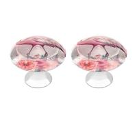VstaDank Lot de 2 boutons d'armoire ronds vintage bohème en acier inoxydable pour commode, placard, porte de placard