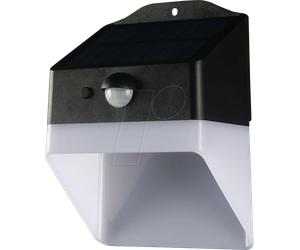 VT-10309 - Applique murale solaire, 2 W, 200 lm, 4000 K, noir, Capteur de m