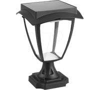 V-TAC 2893 VT-983 Lampadaire d'extérieur solaire LED 2.00 W noir (mat)