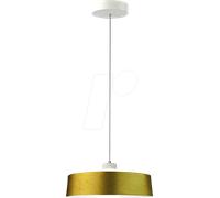 VT-3932 - Luminaire suspendu, 7 W, 400 lm, 4 000 K, rond, doré