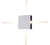CB Elektro Applique murale LED carrée 4 W, 3000 K, 440 lm, IP65, blanche VT-704 (V-TAC)