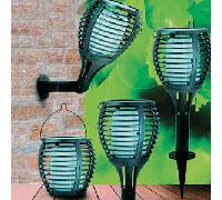 Flambeau de lampe solaire V-tac VT-719 avec flamme mobile et détecteur du crépuscule - énergie solaire