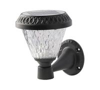 VT-969 LED SOLAR WALL LIGHT WITH RF CONTROL CCT : 3IN1 BLACK BODY IP44D (D : 160 x 230 mm)