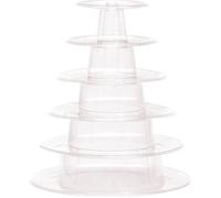 VT Présentoir à gâteaux Macaron Support de tour de gâteau en plastique rond à 6 couches 982
