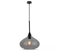 Vtac Plafonnier verre - Noir