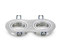 Vtac Spot intérieur double GU10 - Argent