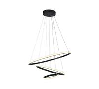 Vtac suspension LED 3 anneaux - Noir
