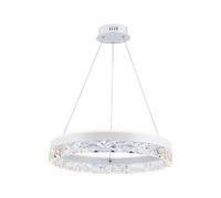 Vtac suspension LED anneau cristal - Blanc