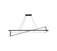 Vtac Suspension LED rectangulaire - Noir