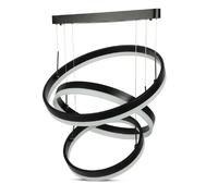 Vtac suspension LED triple anneau - Noir