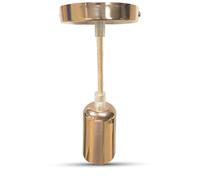 Vtac Suspension métal E27 - Or