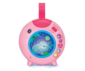 VTech -Baby Dormez avec Moi, projecteur Portable pour Berceau, Jouet pour bébés à partir de 0 Mois, Rose, Version ESP