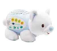 VTech Veilleuse bébé Ourson Dodo Nuit Étoilée – Projection plafond, Musique & Berceuses (Contenu FR)