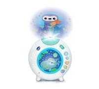 VTech - Lumi Veilleuse Nuit Enchantée Bleue, Veilleuse Bébé Musicale, Projection Lumineuse au Plafond, Musique Douce, Bruits Blancs et Sons de la Nature, Cadeau de Naissance - Contenu en Français