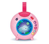 VTech - Lumi Veilleuse Nuit Enchantée Rose, Veilleuse Bébé Musicale, Projection Lumineuse au Plafond, Musique Douce, Bruits Blancs et Sons de la Nature, Cadeau de Naissance - Contenu en Français
